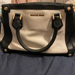 MICHAEL MICHAEL KORS Women's Taryn Small Satchel - White/Black